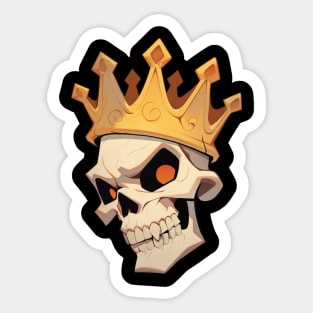 Skull Crown Sticker